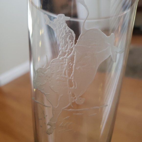 Perry Coyle Other - Perry Coyle Signed Crystal Pilsner Glass, Etched